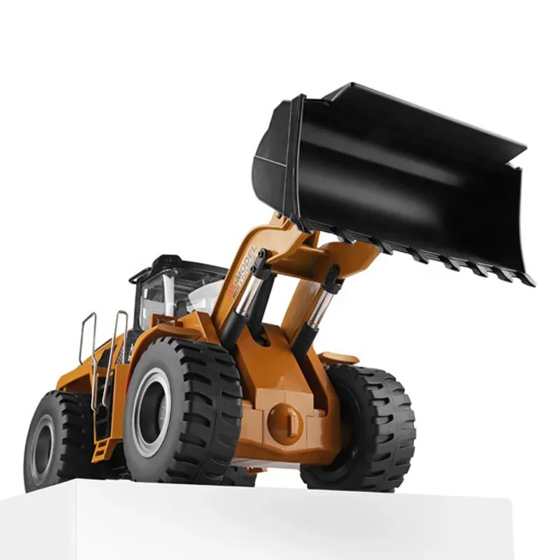 Wltoys-excavadora de aleación de metal XK para niños, juguete de camión fundido a presión con control remoto, escala 14800, 1/14g, 4wd