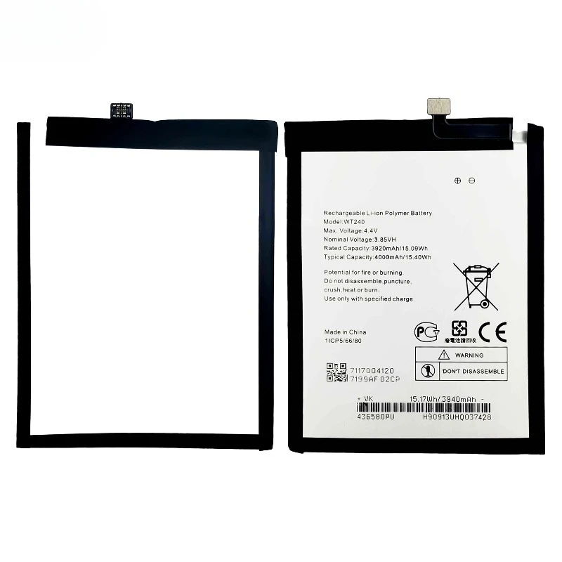 0 Cycle WT240 Battery for Nokia 2.3 TA-1206 Phone High Quality High Capacity Replacement Lithium Polymer Grade A Cell with Tools