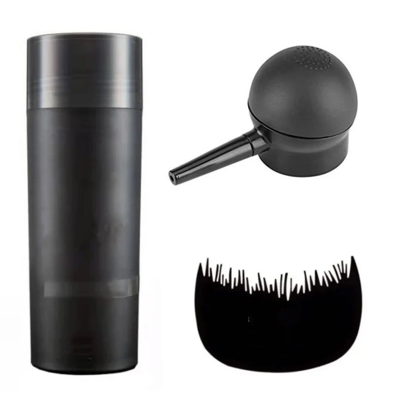 

3 Pcs Set Hair Fibers Regrowth Powders Keratin Applicator Hair Building Fibers Spray Pump Hair Growth Products Hair Care 27.5g