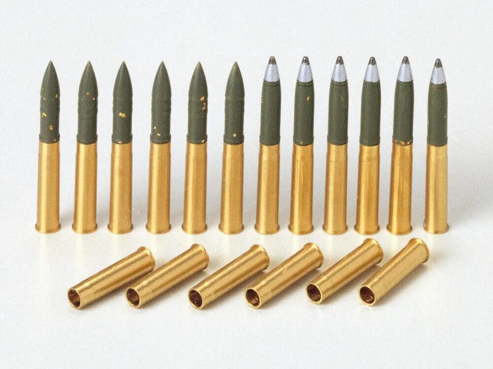 Tamiya 35191 1/35 Brass 75mm Projectiles For 35190 U.S Tank M4 Sherman Model