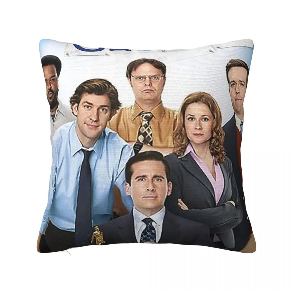 The Office Dunder Mifflin Paper Company Square Pillowcase Pillow Cover Cushion Decor Comfort Throw Pillow for Home Living Room