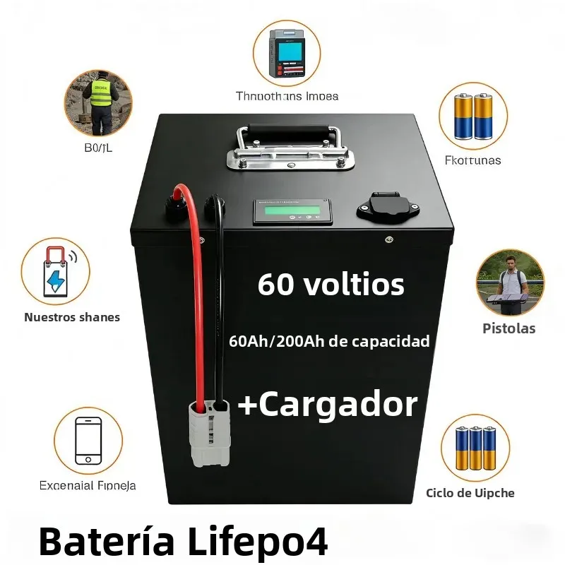 Paquete de Baterías LiFePO4 de 60V
