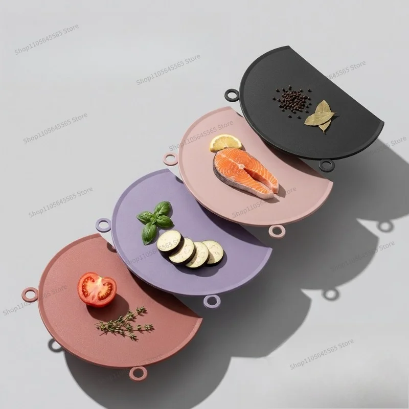 For D-shaped Vertical Hanging Cutting Board, Kitchen Cutting Vegetable Mildew-proof Chopping Board