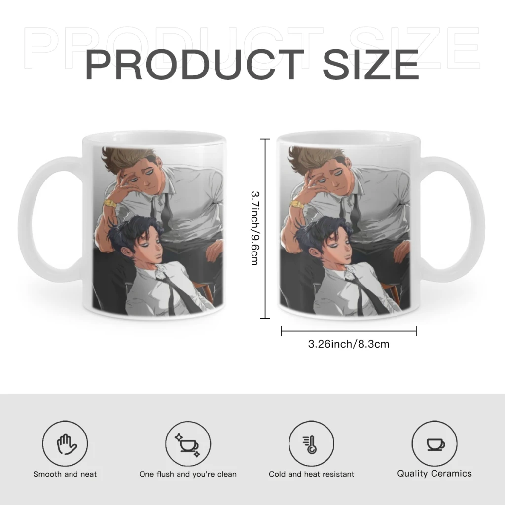 Killing Stalking Anime Movie Free shipping Mug 11oz Ceramic Coffee Mug Friends Birthday Gift Mug