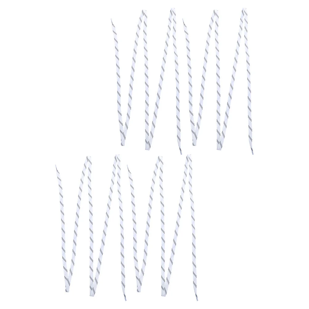 

4pcs Durable Waxed Laces For Ice Hockey Skates And Figure Skates Anti-Freeze And Anti-Break For Skaters Of All Ages