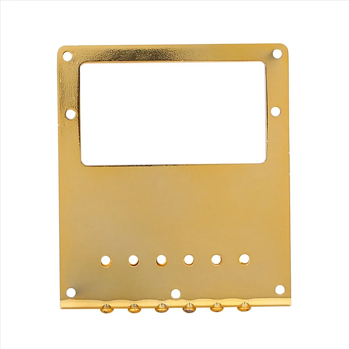 [AD12] 2pcs 6 Roller Saddle 6 String Humbucker Guitar Bridge for Tele Telecaster Guitar (Gold)