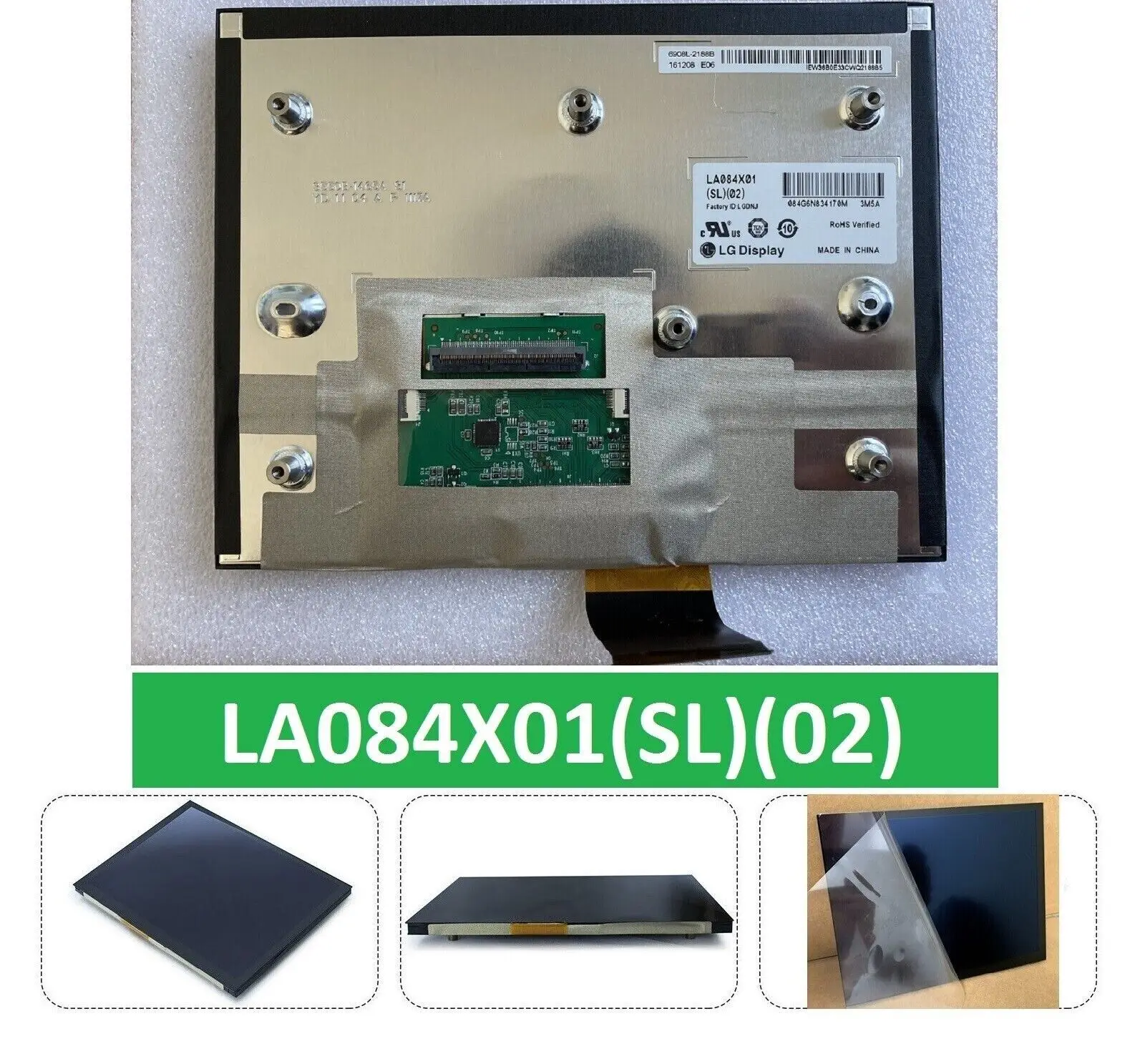 Display LCD Touch Screen para Jeep, RAM, Chrysler, Dodge, carregador, LA084X01-SL01, LA084X01, SL02, 8, 4 Polegada