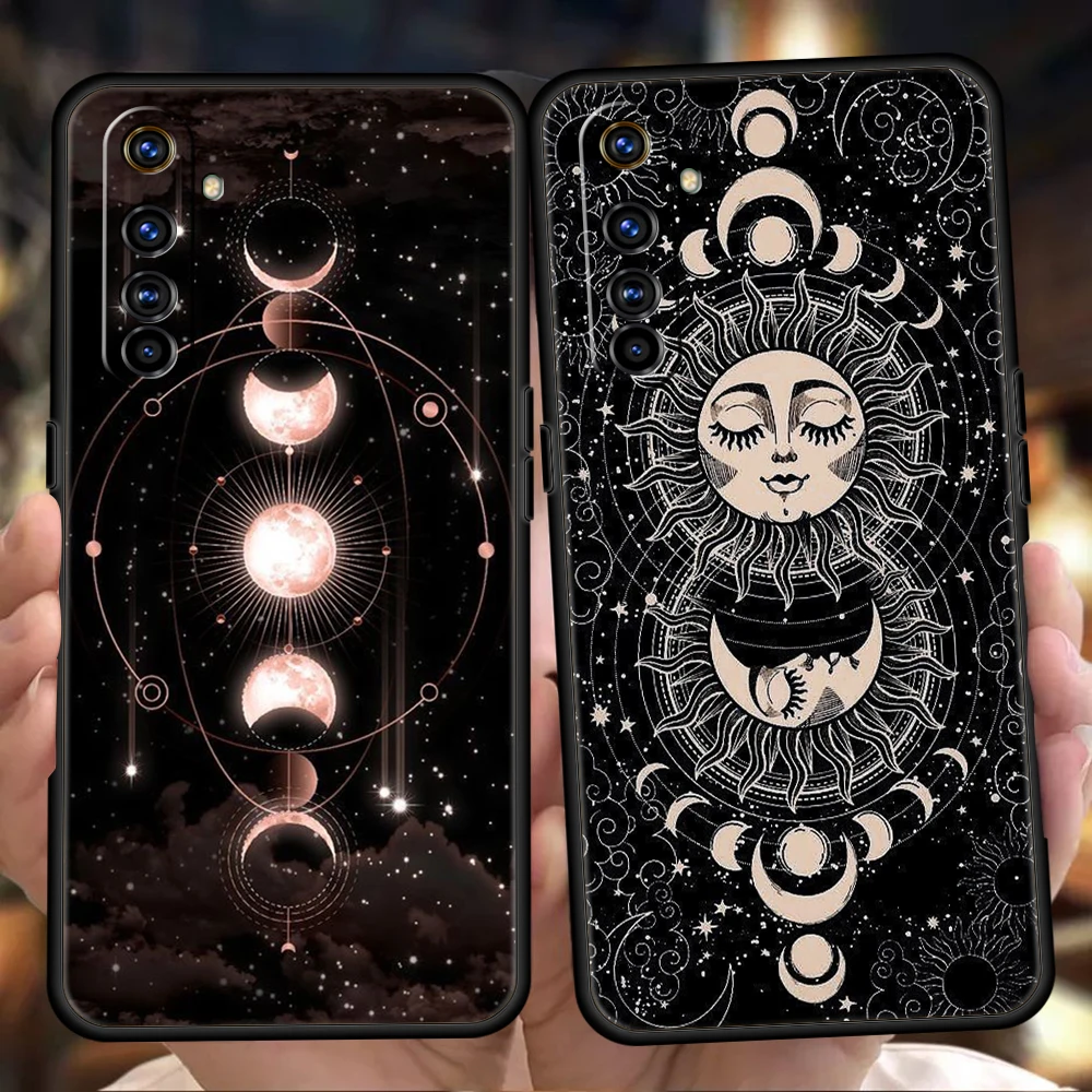 

Suns Moons Clouds Astrological Phone Case for Oppo A12 A74 A76 A16 Find X5 A95 A52 A53 A54 A15 Reno 6 Z 7 Pro A9 2020 5G Shell