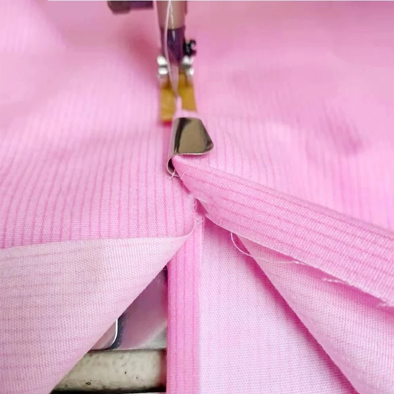 Shoulder Top Stitch Attachment Lap Seam Folder Sewing Machine Synchronous Group Sewing Tool for Double Needle Car Flat Car
