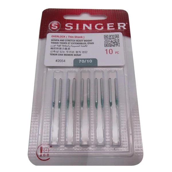 Overlock Needles #2054 FOR Singer 14U12, 14U13, 14U13A, 14U23, 14U234, 14U46B,14U52A,14U53A,14U544,14U554,14U555 Sewing Kit SWF