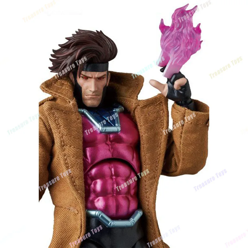 New CT Toys Gambit Figure Mafex 131 X-Men Wolverine SHF Gambit Anime Action Figure Figurine Model Statue Custom Gifts Kids Toys