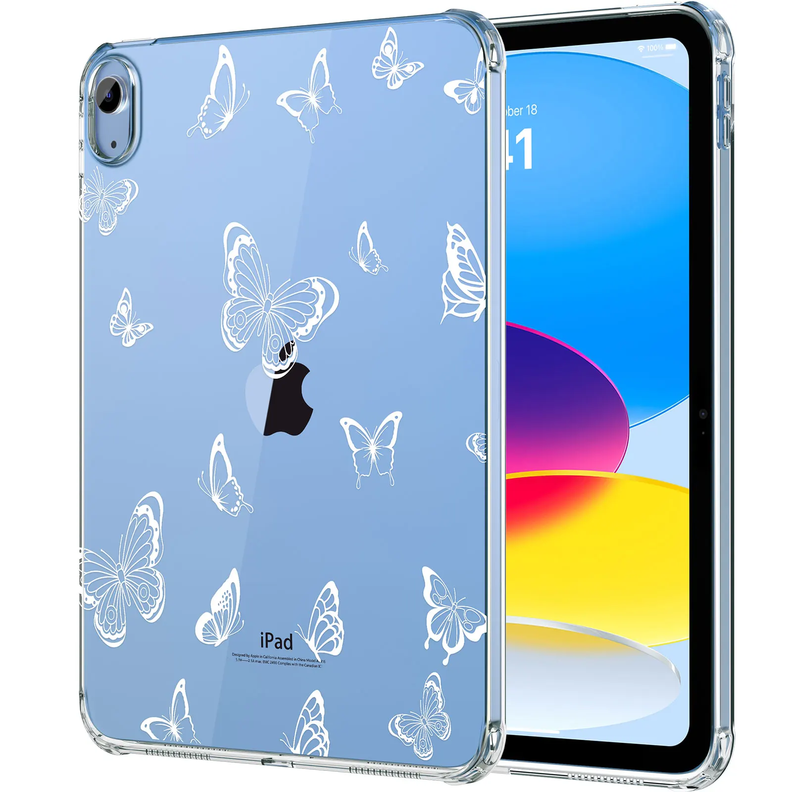 

MoKo Clear Case for iPad (A16) 11th Generation 2025 11-inch Shockproof TPU Tablet Cover for iPad 10th generation 2022