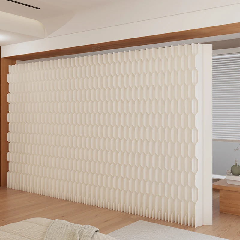 Folding Screen Room Divider, Paper Honeycomb Privacy Partition, Decorative Japanese Style Wall for Bedroom Living Area Office,