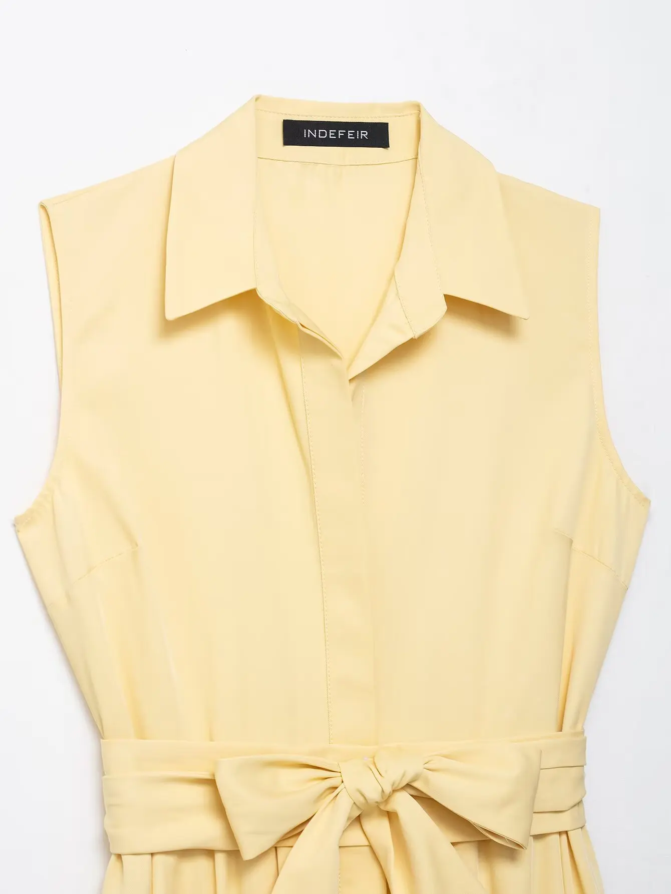 Abito camicia da donna con cintura Colletto rovesciato primaverile Abito da donna con bottoni Abito lungo Abito da festa femminile con orlo pieghettato casual