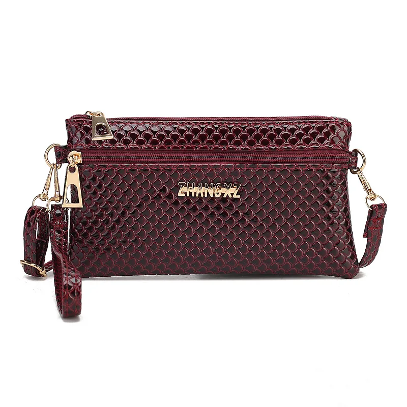 R012 bolsa feminina com um ombro diagonal multi-camada bolsa bolsa pequena bolsa de couro do plutônio bolsa de mão senhoras designer bolsa