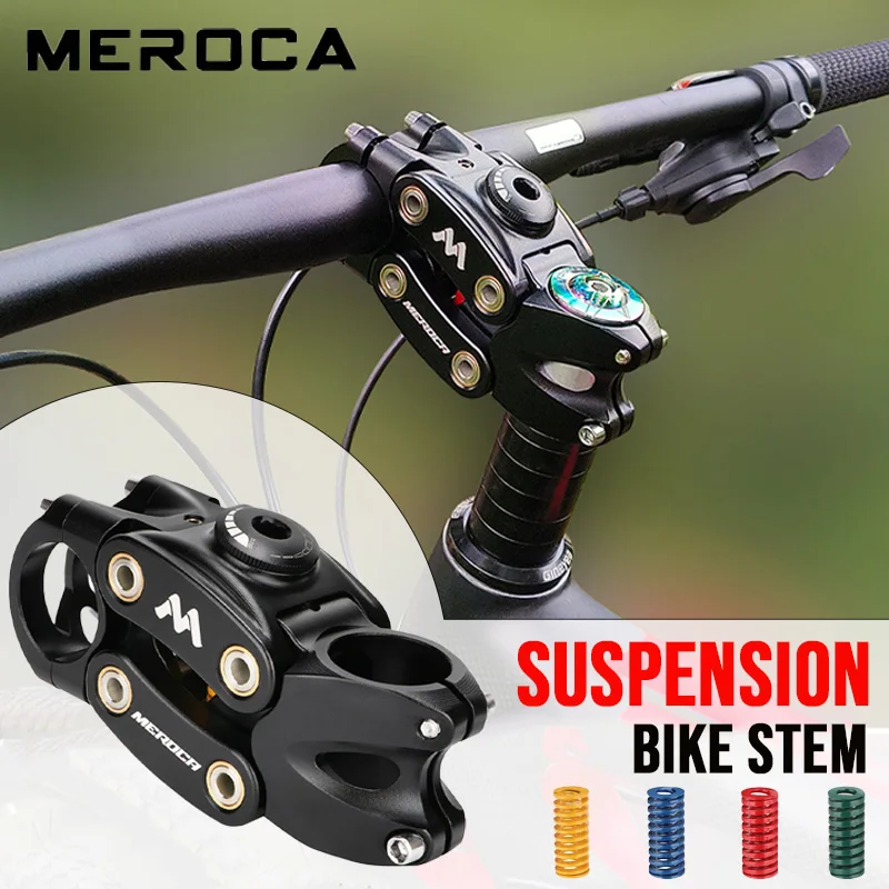 

Подвеска выноса велосипеда MEROCA 31,8 MTB, вынос руля велосипеда, короткий велосипедный стол, амортизирующий вынос для гравия, горный дорожный велосипед