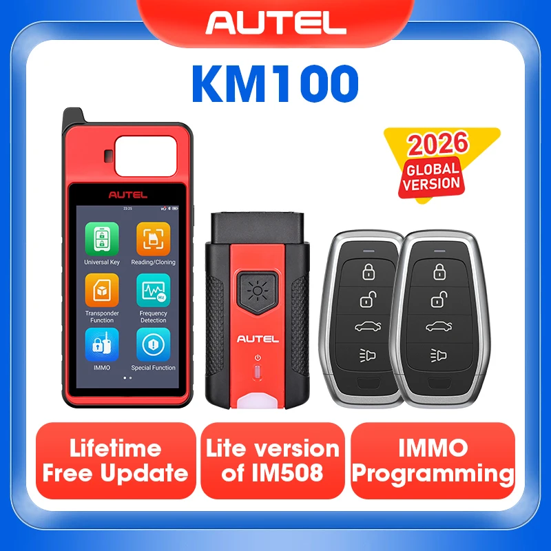 �y�Z�[�����zAutel MaxiIM KM100 �L�[�t�H�u�v���O���~���O�C���r���C�U�[�c�[�� 2���� Autel IKEY 60�b�L�[���� IMMO�L�[�w�K 99%�̎Ԏ�ɑΉ� KM100X