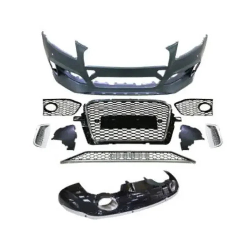 

Full Bodykit Q5 Upgrade To RSQ5 2013-2017 Front Bumper Grille Diffuser Exhaust Pipe