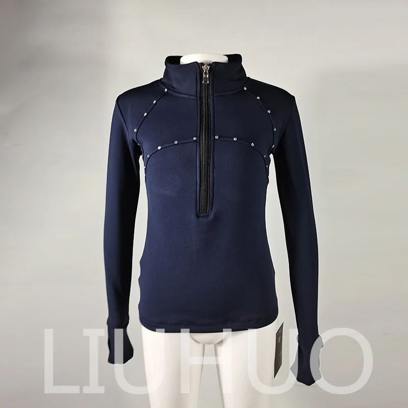 LIUHUO-Chaqueta de entrenamiento de patinaje para niñas, chaqueta deportiva