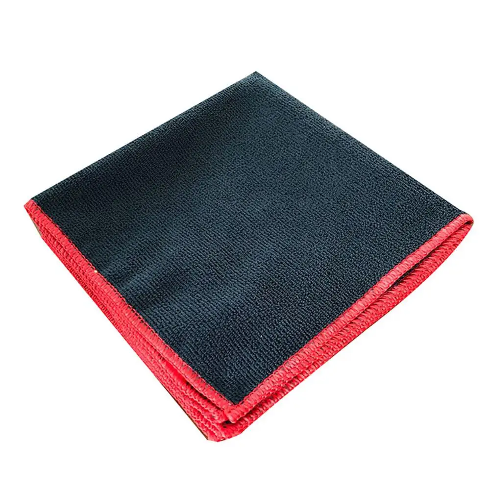 2 Pcs Wet Wipes Microfiber Whiteboard Scouring Pad Cleaning Towel Black Cloth Erase