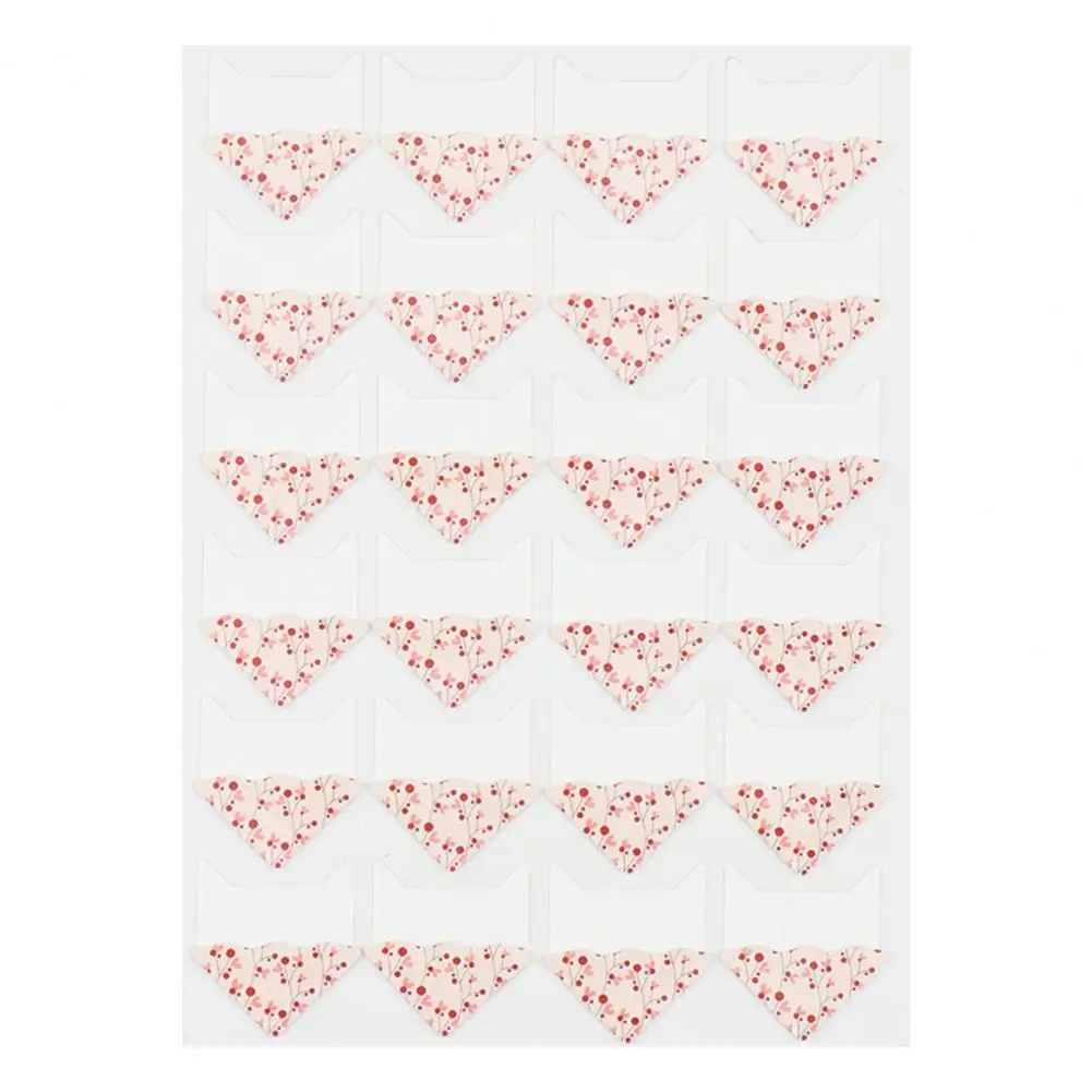 Corner Stickers Waterproof Multifunctional DIY Paper Floral Print Corner Paper Stickers for Children