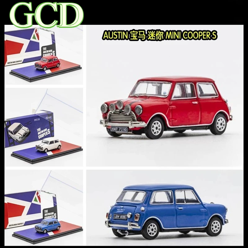 GCD 1:64 Alloy AUSTIN BMW MINI COOPER - Montecarlo Racing Model Adult Collection Decoration Item Child Gift