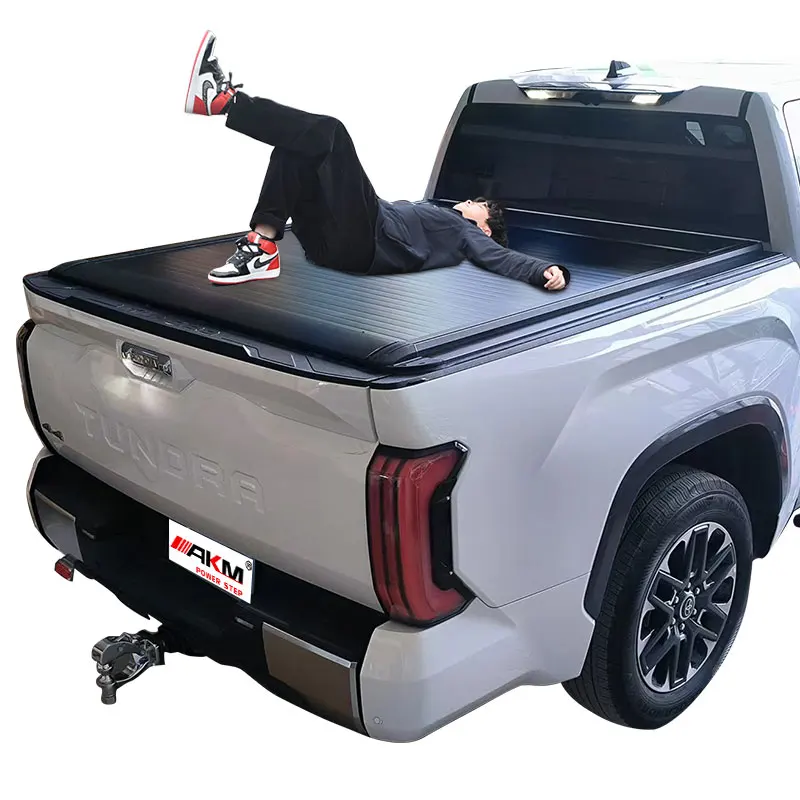 Noble key Remote control Retractable pickup electric Hard Tonneau Cover for Toyota Tundra 2022 LWB truck bed covers