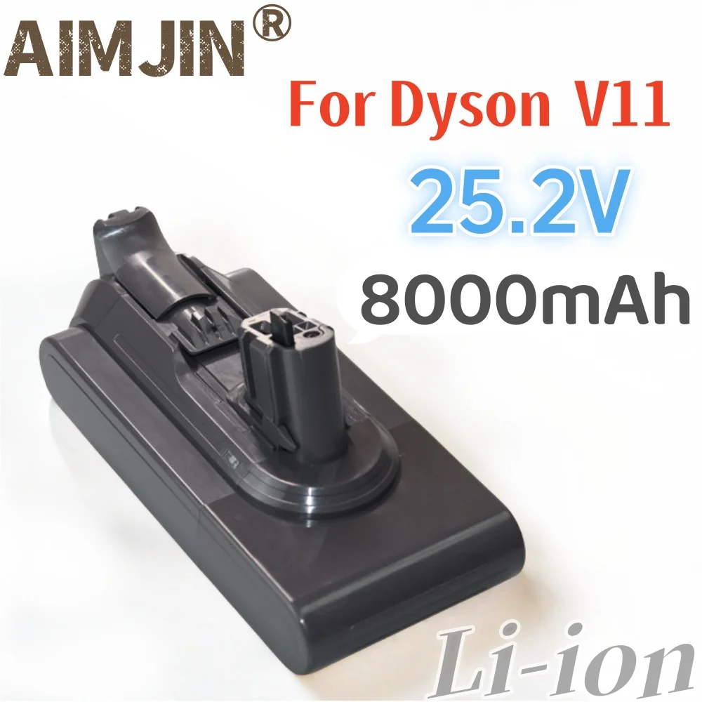 

25.2V 8000mAh Dyson V11 Are Suitable for Dyson Vacuum Cleaner Lithium-Ion Battery Replacement Original Battery