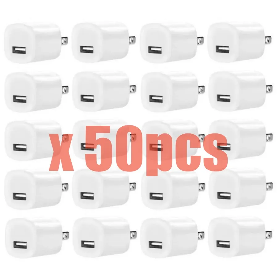 50pcs 5V 1A Mini Portable US AC Home Travel Wall Charger Power Adapters For iphone Samsung htc lg xiaomi Mp3 usb adapter