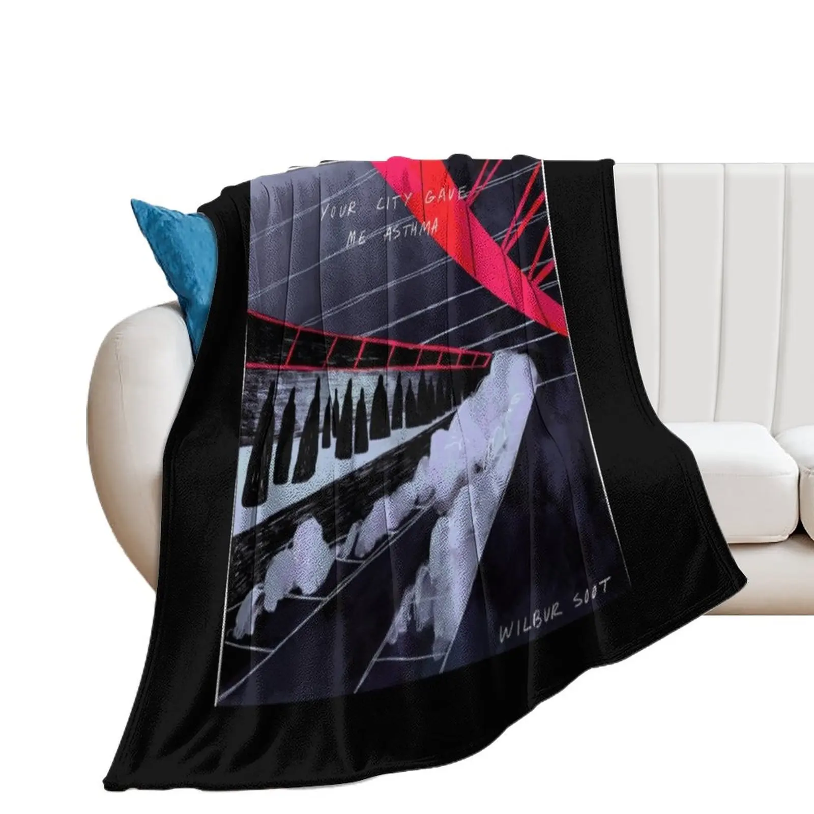 

Your City Gave Me Asthma Throw Blanket decorative Weighted For Baby Blankets