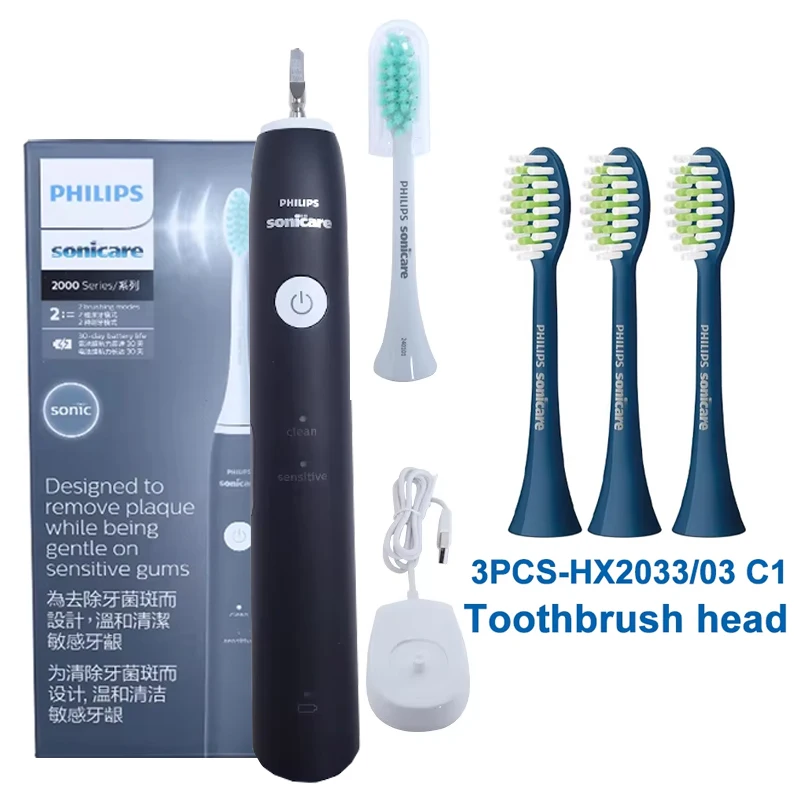 philips-hx2431-electric-toothbrush-diamond-brush-adult-sonic-vibration-toothbrush-2-modes-2-minute-timer-ipx7-waterproof
