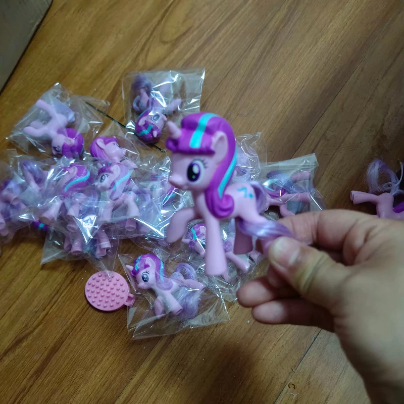 Hasbro 내 작은 조랑말 황혼 스파클 별빛 반짝임 애니메이션 피규어 모델 장난감 컬렉션 장식품 어린이 생일 선물