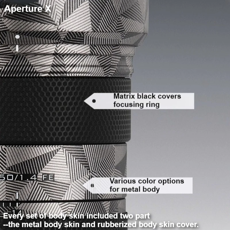 

Для Viltrox AF50F1.4Pro для Sony E Mount Lens Decal Skin для Viltrox AF 50 мм F1.4 Pro Обёрточная крышка объектива 50 1.4 Наклейка