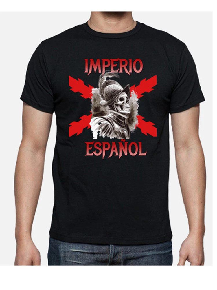 Spanish Empire T Shirt. High Quality Cotton, Loose, Big Sizes, Breathable Top, Casual T-shirt S-3XL