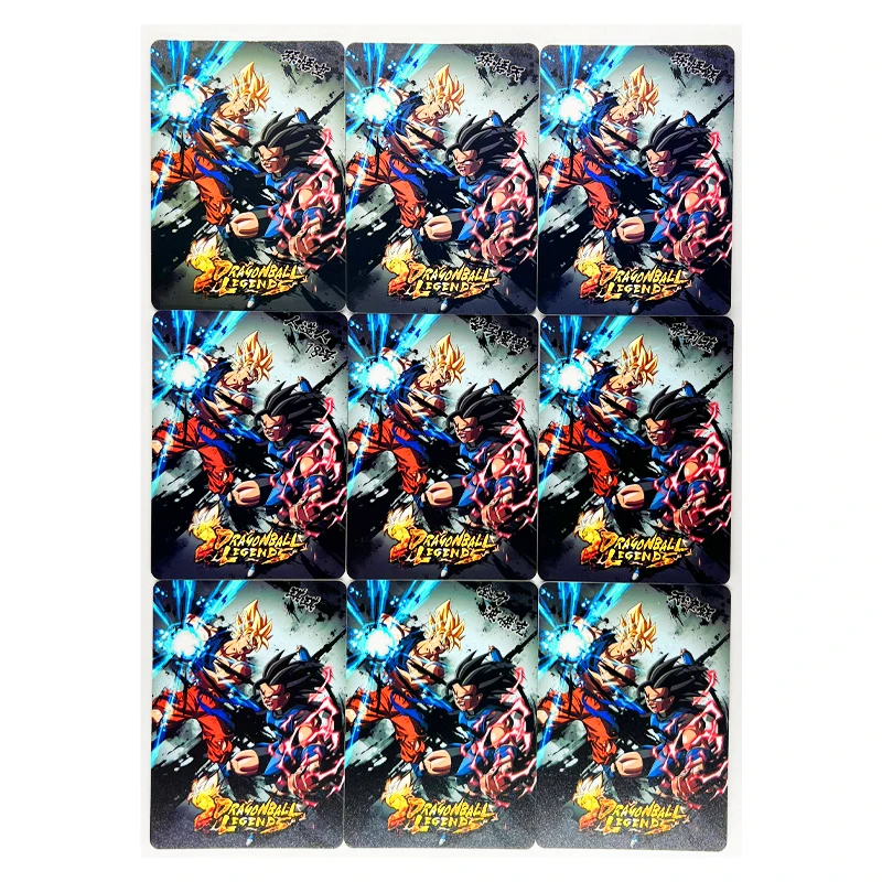 9pcs/set Dragon Ball Z GT Latest Technology Super Saiyan Heroes Battle Card Ultra Instinct Goku Vegeta Game Collection Cards