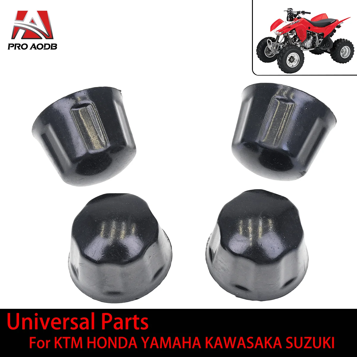 

For 50cc 70cc 110cc 125cc 4Pcs/lot Rubber Dust Nuts Covers Dust Protector ATV Go Kart Quad Bike 4 Wheel Motorcycle Accessories