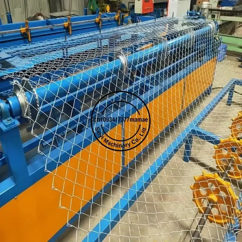 Customized Chain Link Fence Net Making Machine Factory Best Price Made In China Full Automatic Hot Sale Fence Wire Mesh 12 Provi