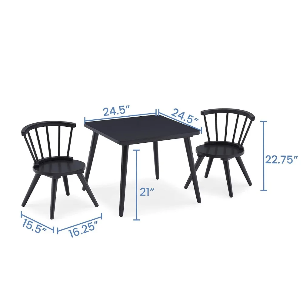 Delta Children Windsor 2-Piece Chair Set, Table Chair Set