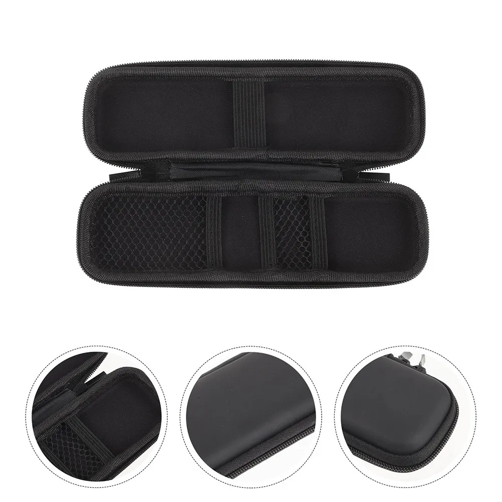 2Pcs Eva Electric Toothbrush Travel Case Hard Shell Holder Mesh Pocket Portable Toothbrush Toothpaste Storage Container