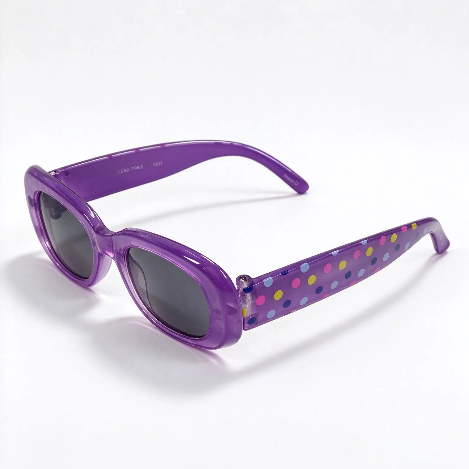Multi Color Kid Oval Sunglasses Boys Girls  Sunglasses Cute Pineapple Print Solid Bright Color Frame Children Outdoor Daily Wear