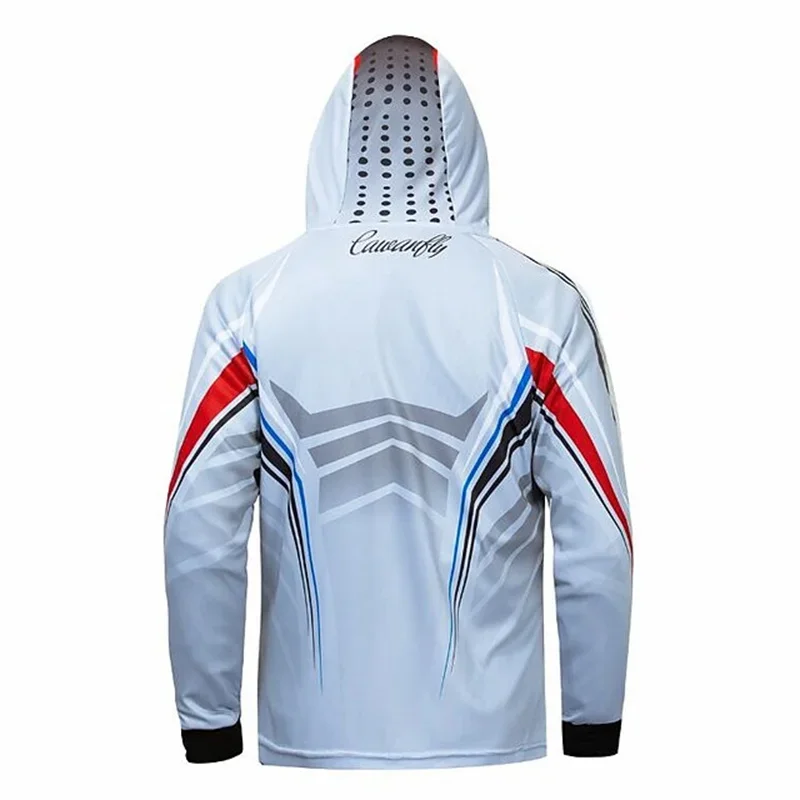 Summer Long Sleeve Anti-UV Comfortable Men's Sublimation Jerseys High-Quality Fishing Clothing Fishing Hoodie