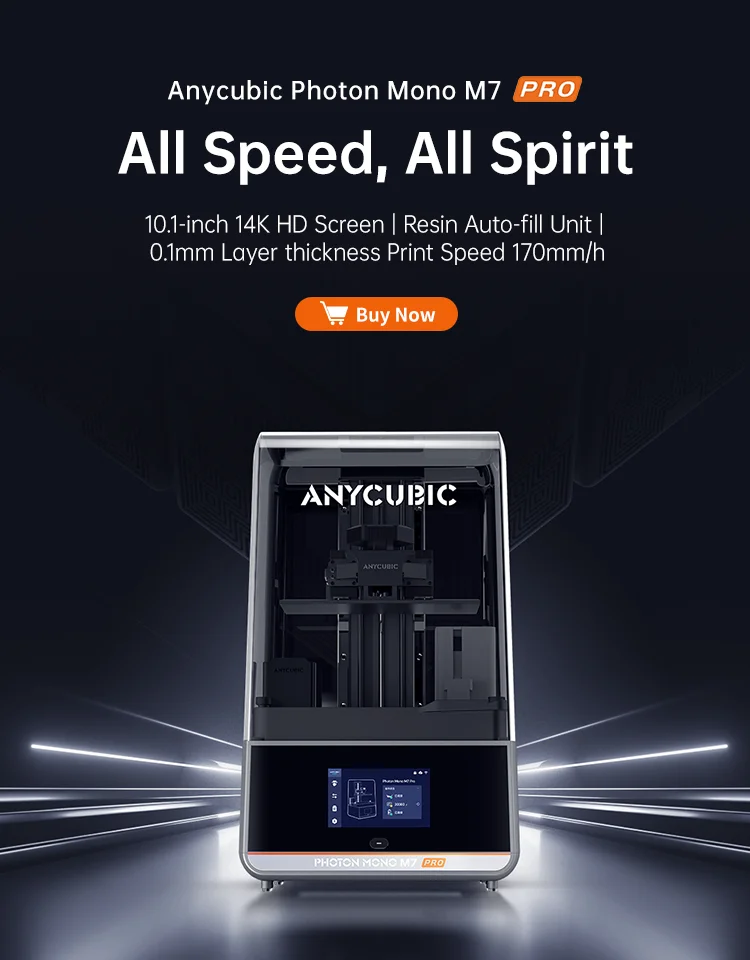 ANYCUBIC Wash & Cure 3 Plus Large Volume Curing Washing Machine For SLA LCD Resin 3D Printer Cleaning Size 228*128*250 mm