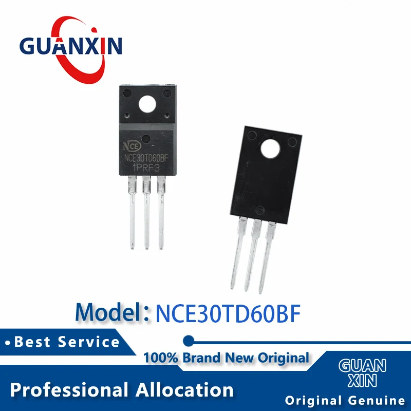 

100% New electronics Marking NCE30TD60BF TO-220F-3 NCE30TD60