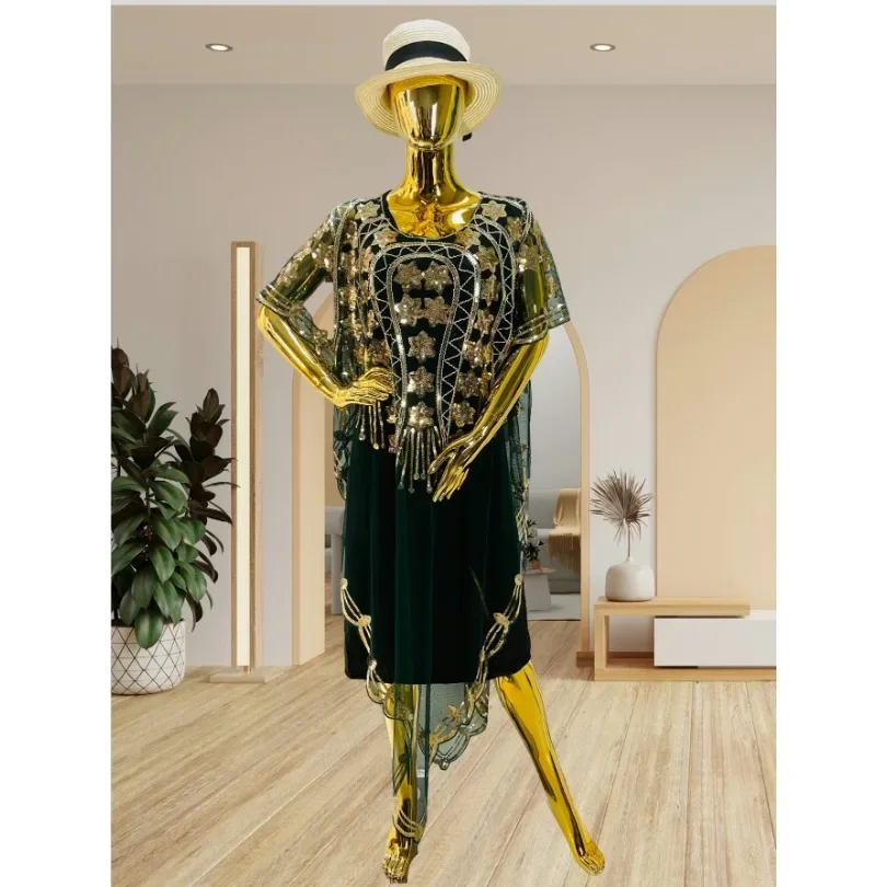 فستان نسائي أفريقي مخصص فستان أفريقي ترتر عالي الجودة فستان نسائي أفريقي على الموضة معطف مخصص