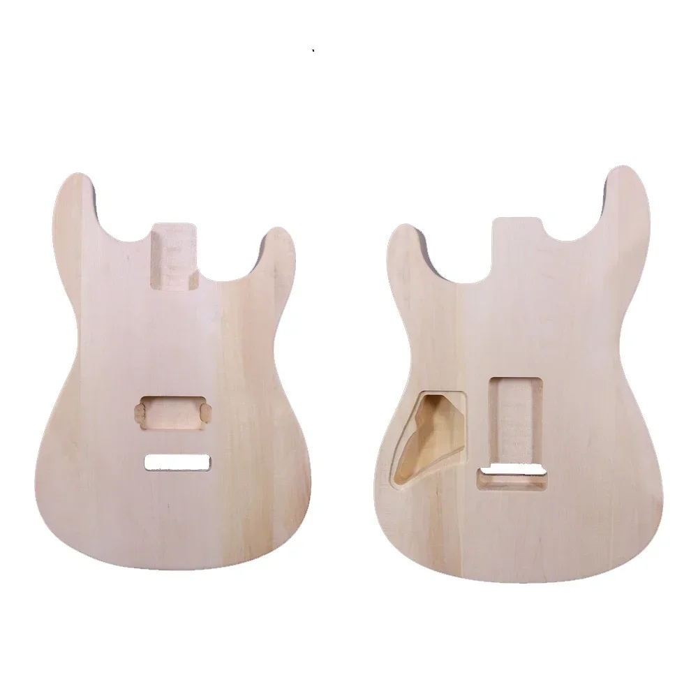 Maple Guitar Head Neck Double Shake Up 22 Frets 648 String Length Screw and Maple White Fingerboard Black Dot