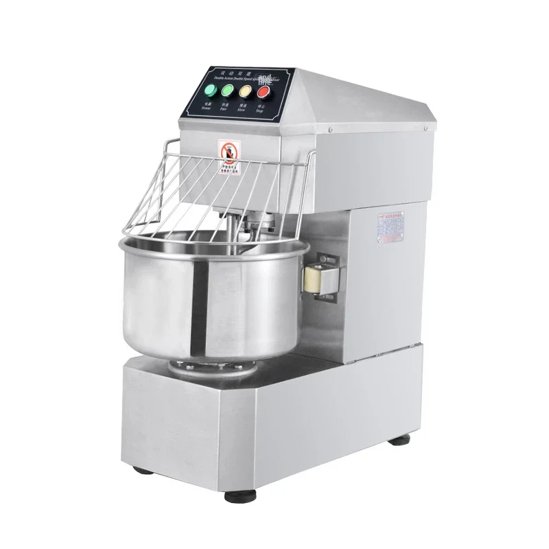 New Fully Automatic Home Commercial Use Stainless Steel Chef Machine Dough Mixer Dual Speed Dual Action Wholesale