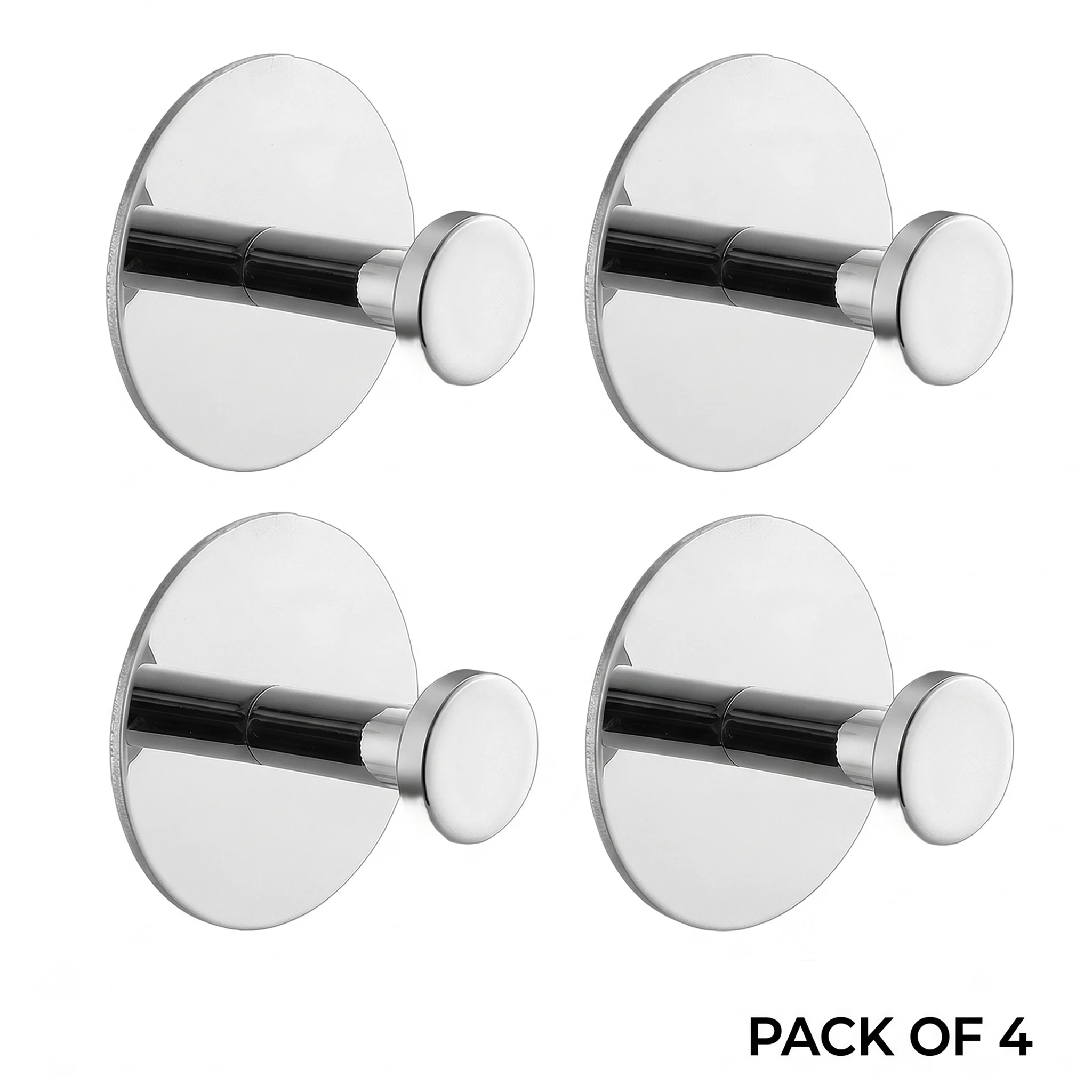 

Набор из 4 прочных клейких крючков из нержавеющей стали для настенного крепления, с покрытием, для полотенец, для ванной и кухни, без сверления