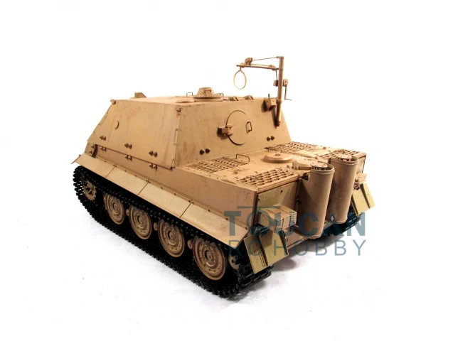 Mato 1/16 RC Metal Chassis Sturmtiger RTR Tank Infrared 6688 Strong Tiger W/ Battery Charger Speaker Simulation Model TH00683