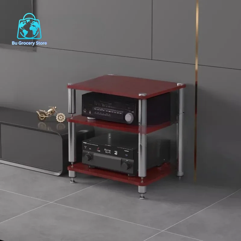 3 Tier Audio Rack Anti Vibration Amplifier Bracket 304 SUS Speaker Cabinet Frame E1 Board For Amplifiers Sound Box Audio Shelf
