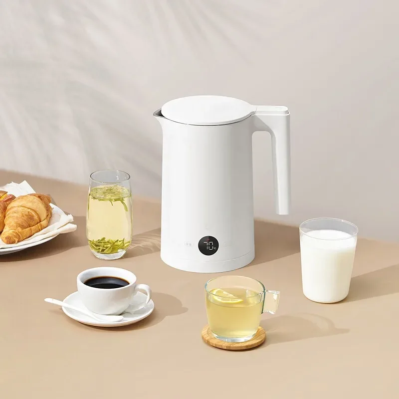 Xiaomi Mijia กาต้มน้ำไฟฟ้า220V ควบคุมอุณหภูมิคงที่หม้อต้มน้ำสำหรับเด็กเครื่องควบคุมอุณหภูมินมอัจฉริยะจอแสดงผล LED